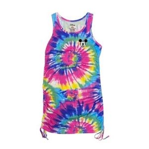 Embroidered Mickey Tie Dye Dress